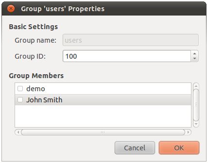 Editing Ubuntu group properties