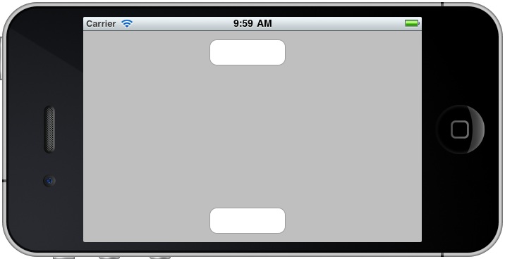 iPhone iOS 4 app buttons laid out correctly after using Autosizing