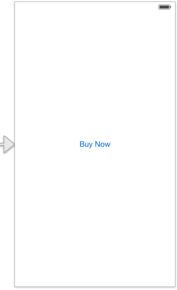The user interface for an iOS 7 store purchase example app