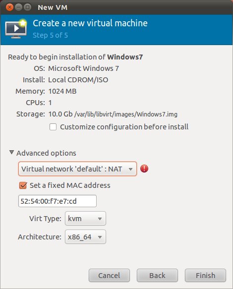 Configuring networking requirements for a KVM guest on Ubuntu