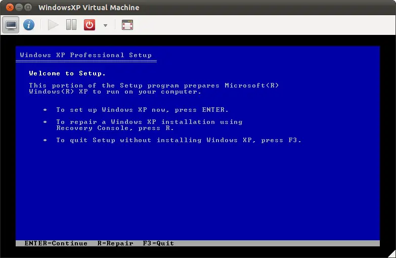 A guest operating system running under KVM on an Ubuntu 11.04 system