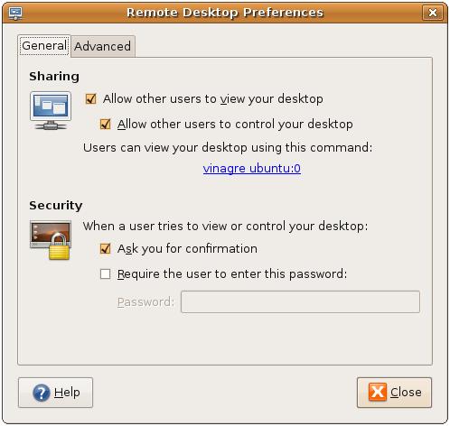 Configuring Ubuntu Remote Desktop Access