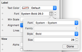 Setting the font on the Timer object