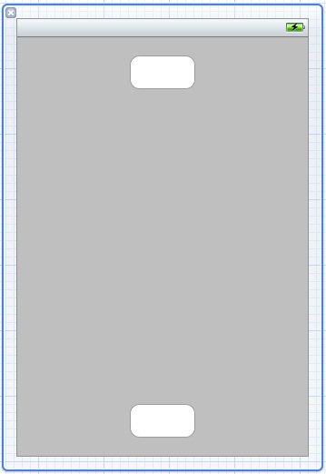 A sample layout designed in Xcode 4