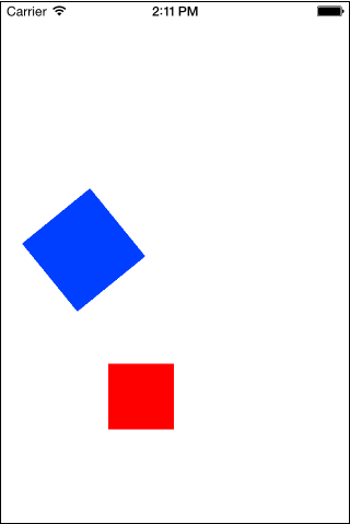 An iOS 10 UIKit Dynamics example app running