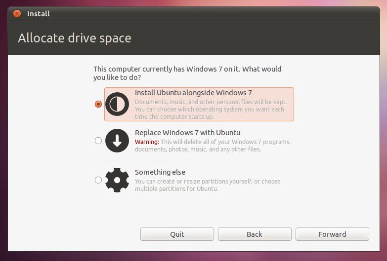 Windows/Ubuntu 11.04 dual boot installation options