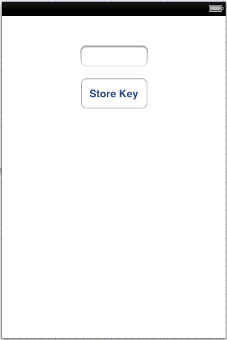 The user interface for an iPhone iOS 6 iCloud Key Value application