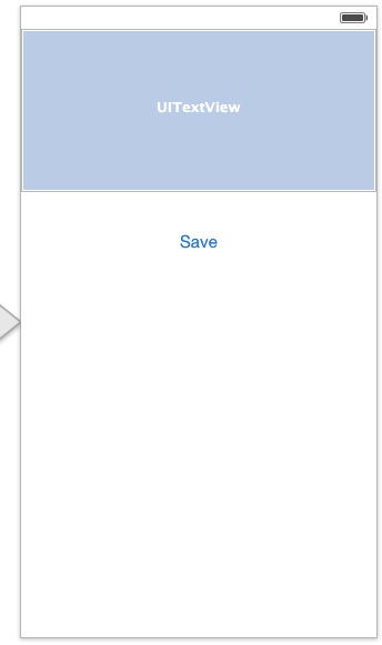 The user interface for an iOS 7 iCloud example app