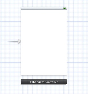 A tab bar controller in an Xcode storyboard
