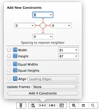 Adding auto layout constraints to an iOS 7 CollectionView Cell