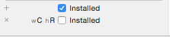 Xcode 6 size classes view not installed.png