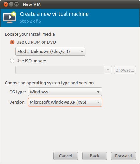 Choosing guest operating system media for Ubuntu based KVM virtual machine