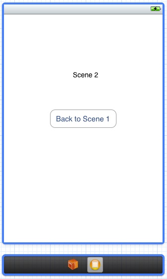 Layout of second storyboard scene
