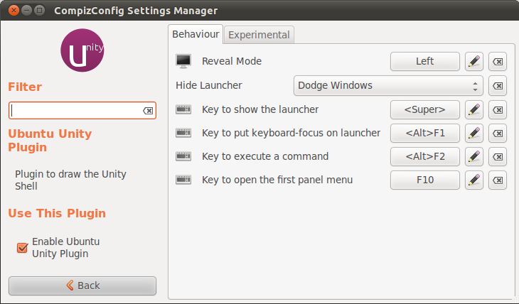 Modifying the Ubuntu 11.04 Unity launcher behavior and hotkeys