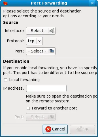 Configuring Fedora Firewall Port Forwarding