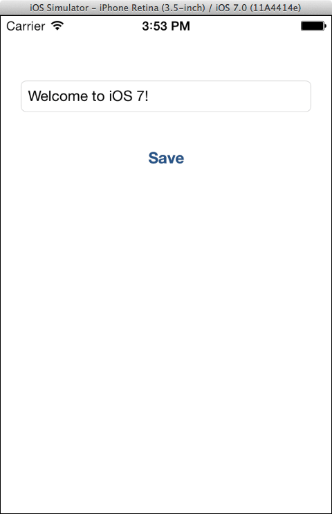 An iOS 7 file handling example app running