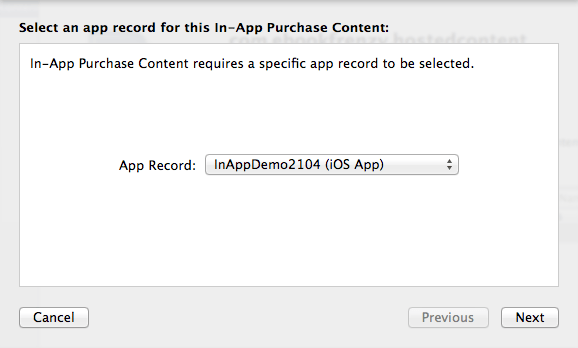 Xcode organizer select app for content.png