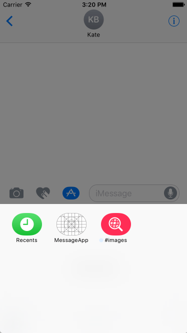 Xcode 10 ios 8 message app drawer.png