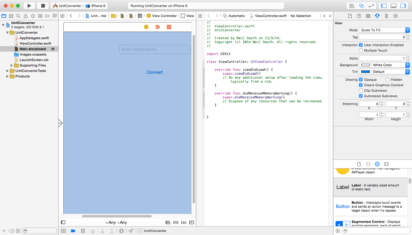 The Xcode 6 Assistant Editor