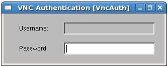 VNC Viewer on CentOS prompting for remote desktop access password