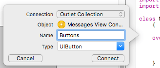 Creating an Xcode Outlet Connection