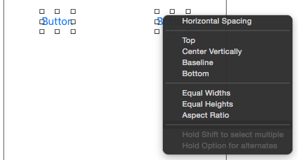 Setting a spacing constraint in Xcode