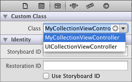 Changing the class of a CollectionViewController instance