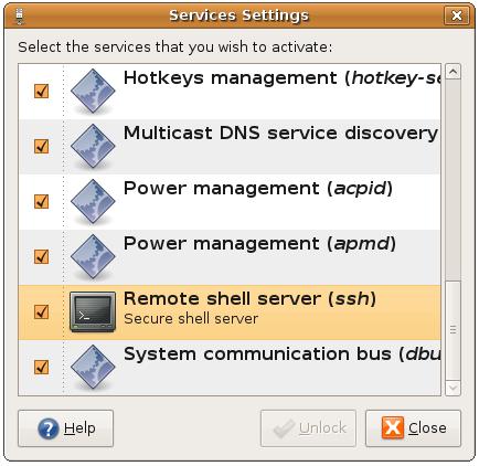 Configuring Ubuntu Services