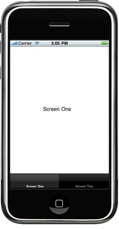 A running iPhone Multiview application