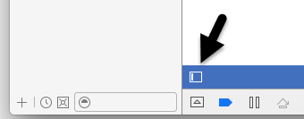 Xcode 6 display document outline panel.png
