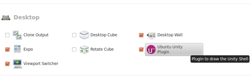 Accessing the Compiz Ubuntu Unity Plugin configuration settings