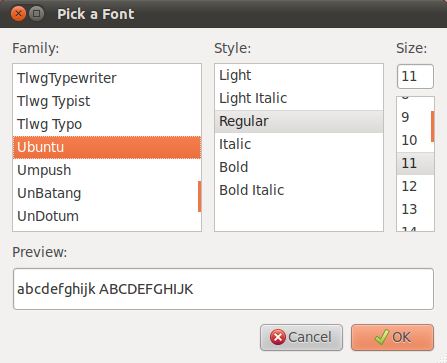 Picking fonts for the Ubuntu 11.04 Unity Desktop