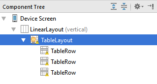 Android studio tablelayout tree 2 1.4.png