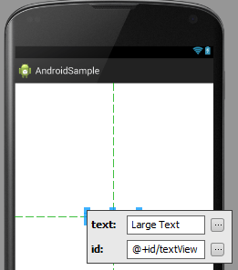 Android Studio UI Designer edit text and id