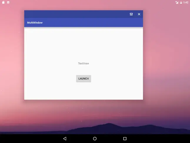 Android 7 freeform window