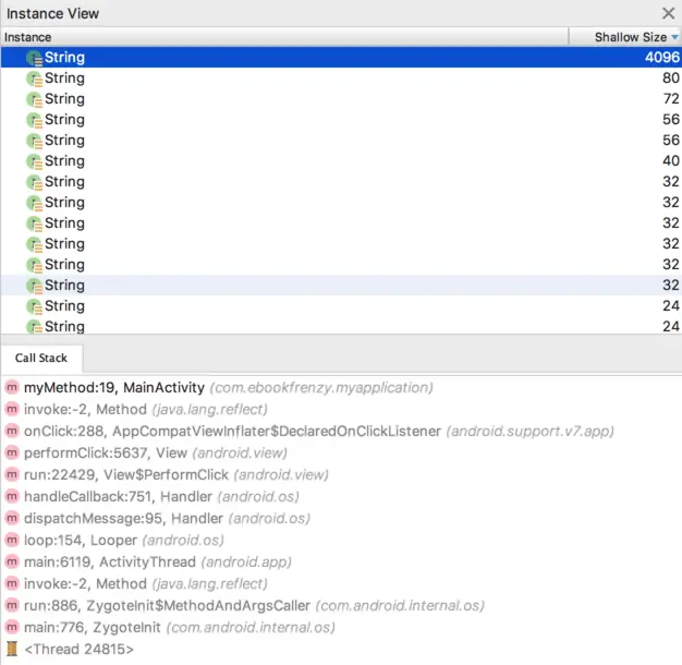 Android profiler memory call stack.png