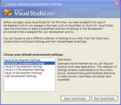 Visual studio choose default.jpg