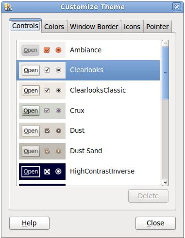 Ubuntu 10.10 customize theme window