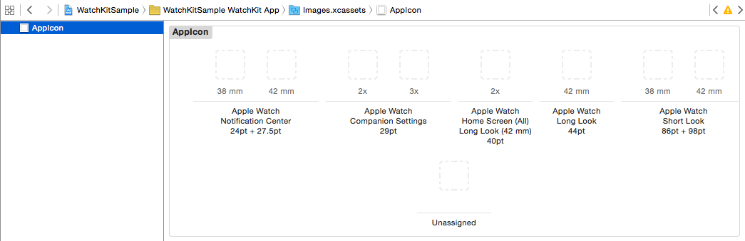 The App Icon Image Set