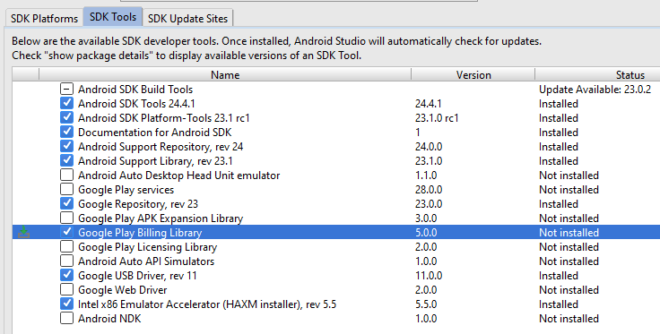 Android studio add billing library 1.4.png