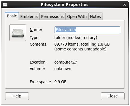 RHEL 6 File System Properties