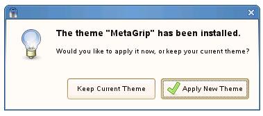 Apply a new theme to the openSUSE desktop