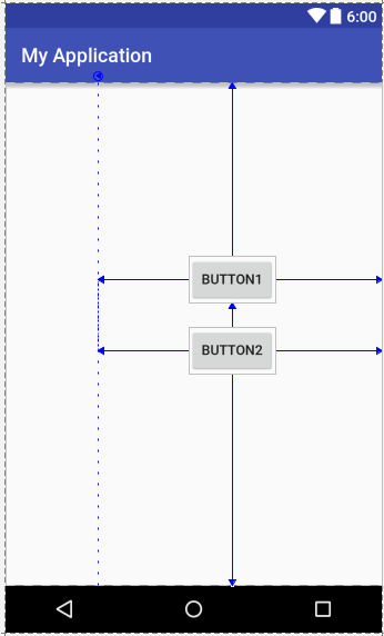 Android Studio Designer constraints to guideline