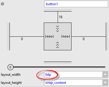 Setting the layout width of a widget to match constraints mode
