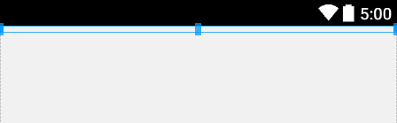 A TableLayout in the Android Studio Designer tool