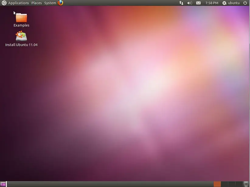 The classic GNOME desktop running on Ubuntu 11