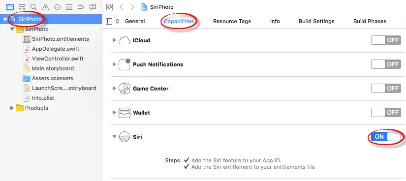 Xcode 8 ios 10 enable siri.png