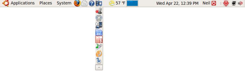 Accessory Menu added as a Drawer on the Ubuntu Panel