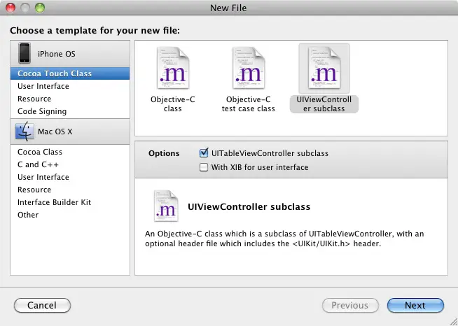 Adding a second view controller to the project