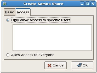 Configuring user access to shared RHEL resources